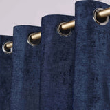 Noor Semi-Blackout Chenille Washable Grommet Curtains, Set of 2 Panels - Blackout Curtains by Superior Brand