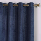Noor Semi-Blackout Chenille Washable Grommet Curtains, Set of 2 Panels - Blackout Curtains by Superior Brand