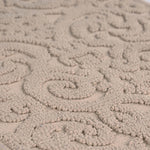 Venere Floral Scroll Textured Machine Washable Bath Rugs, Set of 2 - Bath Rugs by Superior Brand