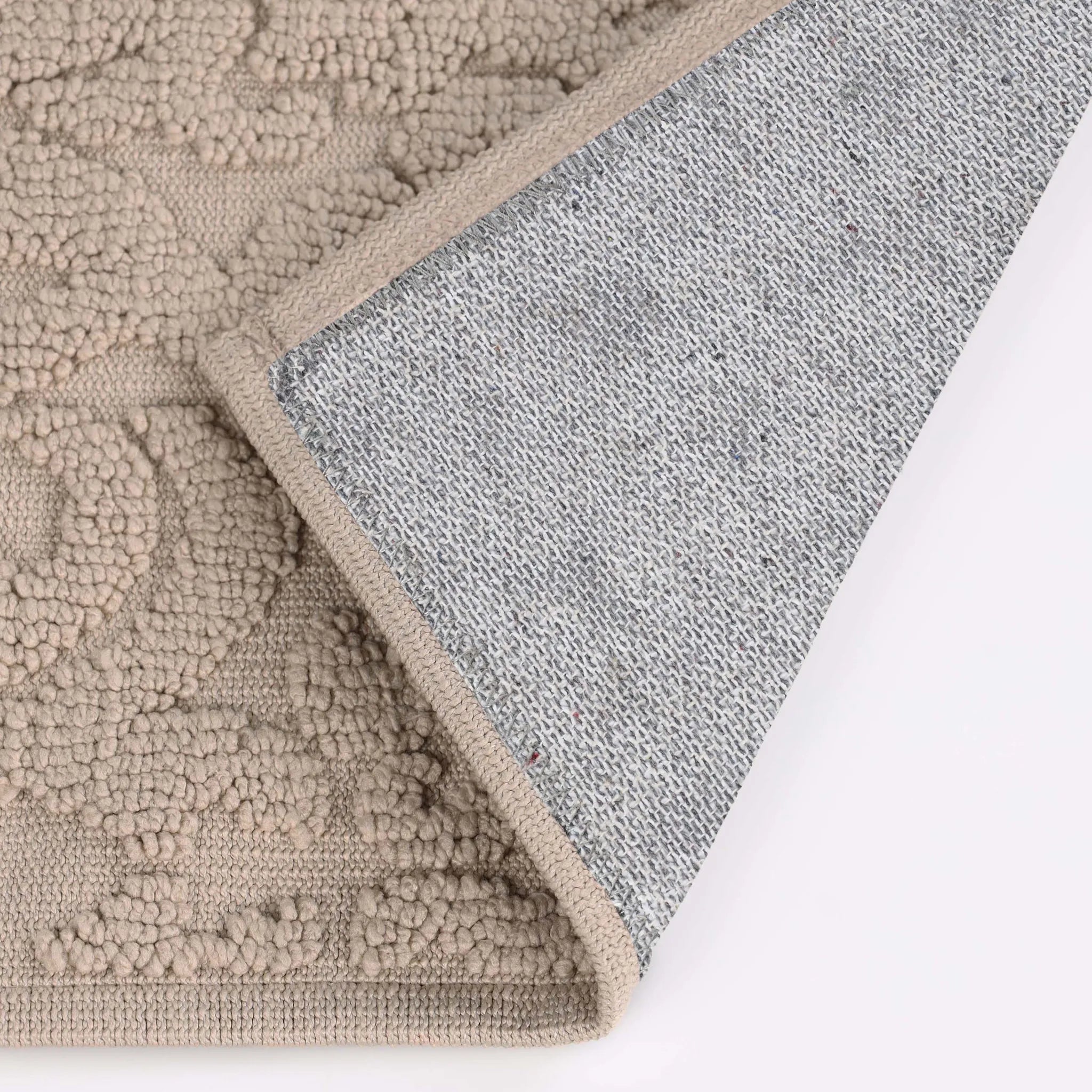 Venere Floral Scroll Textured Machine Washable Bath Rugs, Set of 2 - Bath Rugs by Superior Brand