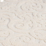 Venere Floral Scroll Textured Machine Washable Bath Rugs, Set of 2 - Bath Rugs by Superior Brand