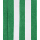 Cabana Stripe Oversized Cotton Beach Towel Set of 2, 4, or 6 Piece - Beach Towel by Superior Brand