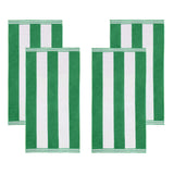 Cabana Stripe Oversized Cotton Beach Towel Set of 2, 4, or 6 Piece - Beach Towel by Superior Brand