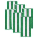 Cabana Stripe Oversized Cotton Beach Towel Set of 2, 4, or 6 Piece - Beach Towel by Superior Brand