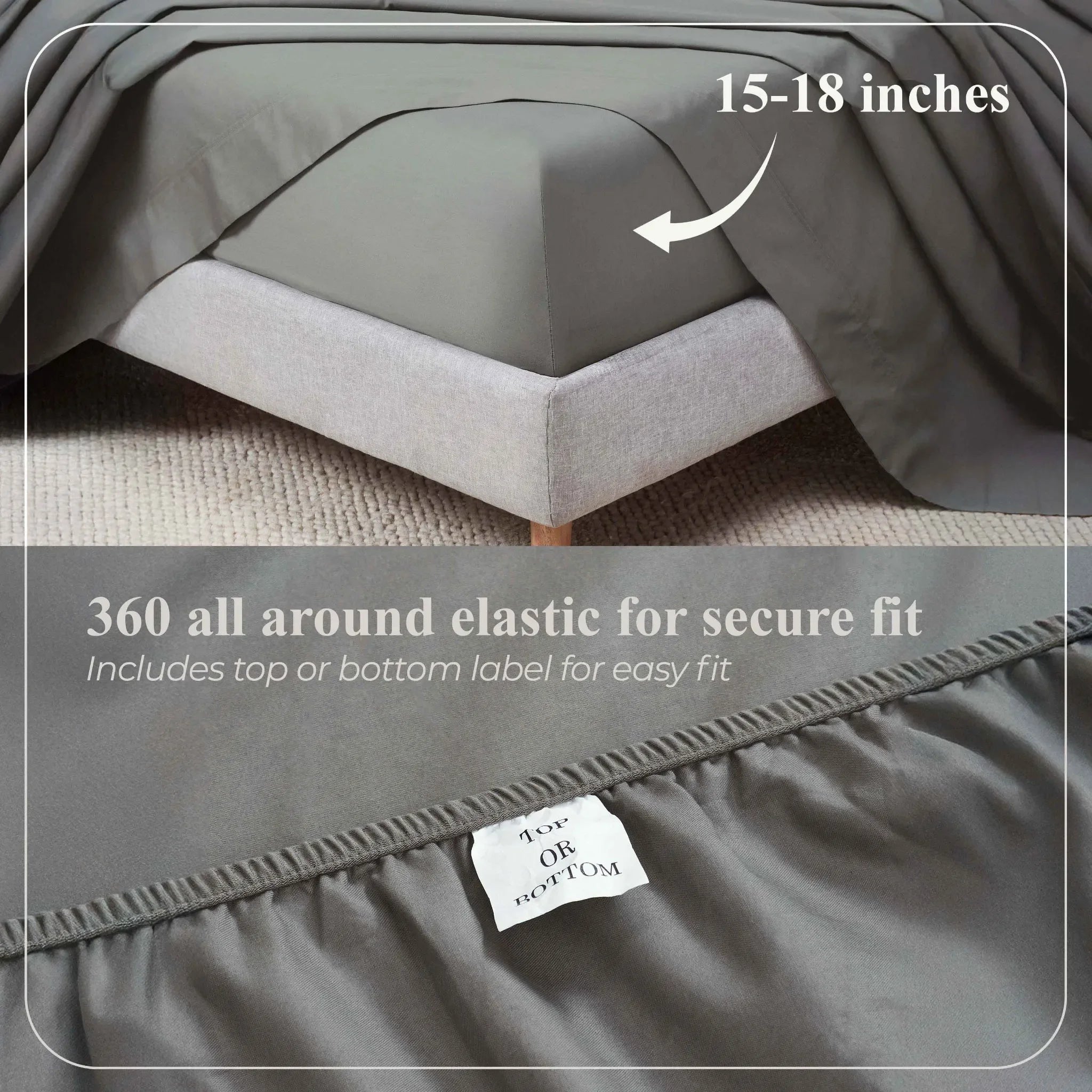 Apus 100% Cotton Perfect Fit Deep Pocket Sheet Set - Sheet Set by Superior Brand