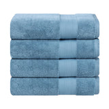 Turkish Cotton Heavyweight Bath Towel Set 4-Piece - Aria - Bath Towel by Superior Brand