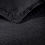 Lightweight Cotton Bedspread Sets 3-Piece Fleur De Lis Jacquard Matelassé - Bedspread by Superior Brand