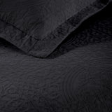 Lightweight Cotton Bedspread Sets 3-Piece Fleur De Lis Jacquard Matelassé - Bedspread by Superior Brand