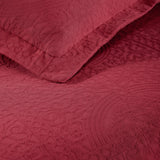 Lightweight Cotton Bedspread Sets 3-Piece Fleur De Lis Jacquard Matelassé - Bedspread by Superior Brand