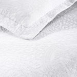 Lightweight Cotton Bedspread Sets 3-Piece Fleur De Lis Jacquard Matelassé - Bedspread by Superior Brand