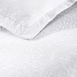 Lightweight Cotton Bedspread Sets 3-Piece Fleur De Lis Jacquard Matelassé - Bedspread by Superior Brand