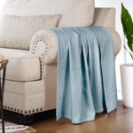100% Cotton Thermal Blanket – Diamond Weave All-Season, Lightweight & Breathable - Blanket by Superior Brand
