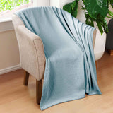 100% Cotton Thermal Blanket – Diamond Weave All-Season, Lightweight & Breathable - Blanket by Superior Brand