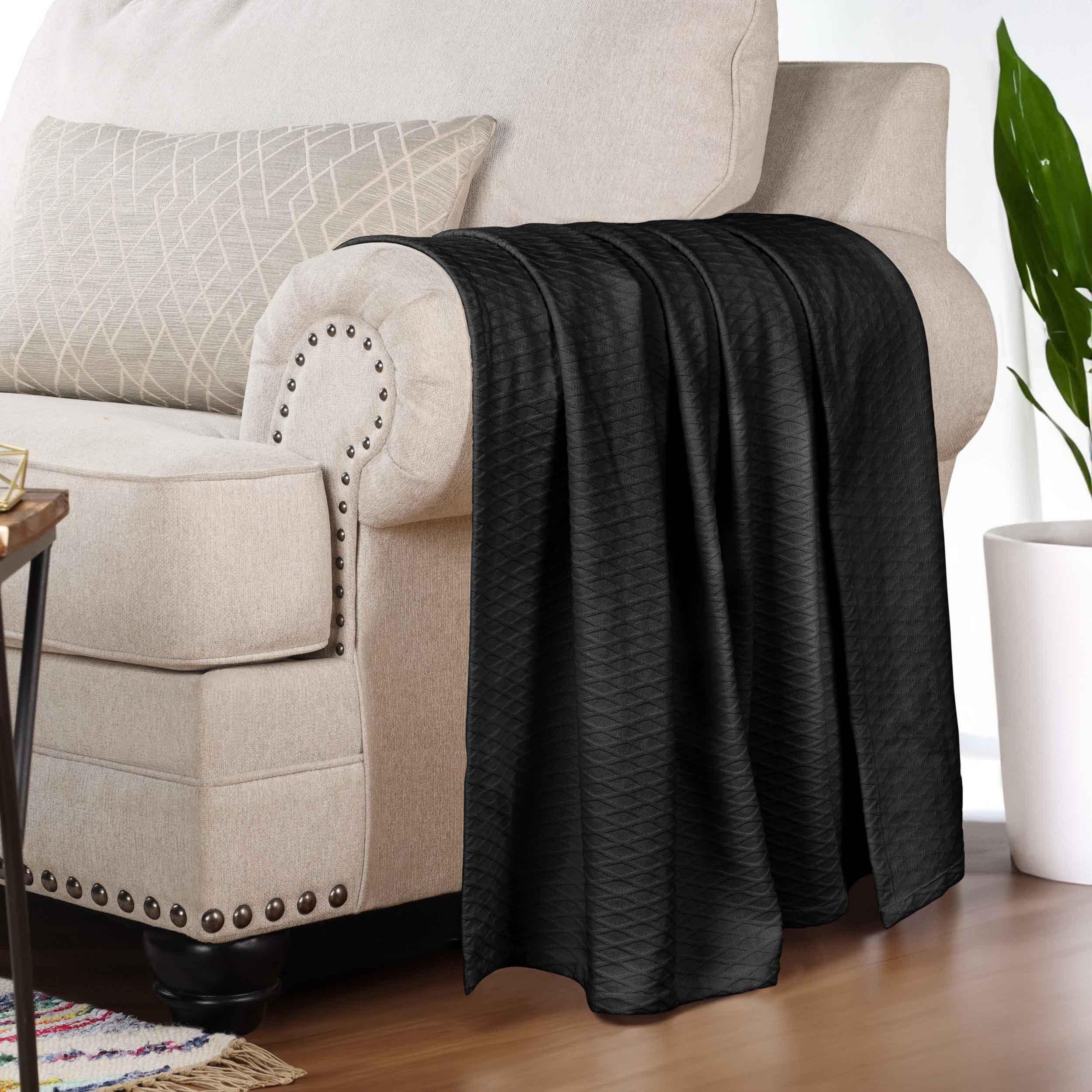 100% Cotton Thermal Blanket – Diamond Weave All-Season, Lightweight & Breathable - Blanket by Superior Brand