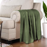100% Cotton Thermal Blanket – Diamond Weave All-Season, Lightweight & Breathable - Blanket by Superior Brand