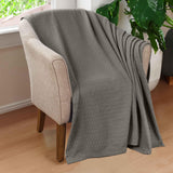 100% Cotton Thermal Blanket – Diamond Weave All-Season, Lightweight & Breathable - Blanket by Superior Brand