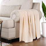 100% Cotton Thermal Blanket – Diamond Weave All-Season, Lightweight & Breathable - Blanket by Superior Brand