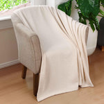 100% Cotton Thermal Blanket – Diamond Weave All-Season, Lightweight & Breathable - Blanket by Superior Brand