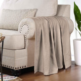 100% Cotton Thermal Blanket – Diamond Weave All-Season, Lightweight & Breathable - Blanket by Superior Brand