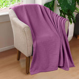 100% Cotton Thermal Blanket – Diamond Weave All-Season, Lightweight & Breathable - Blanket by Superior Brand