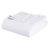 100% Cotton Thermal Blanket – Diamond Weave All-Season, Lightweight & Breathable - Blanket by Superior Brand