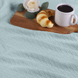 100% Cotton Thermal Blanket – Diamond Weave All-Season, Lightweight & Breathable - Blanket by Superior Brand