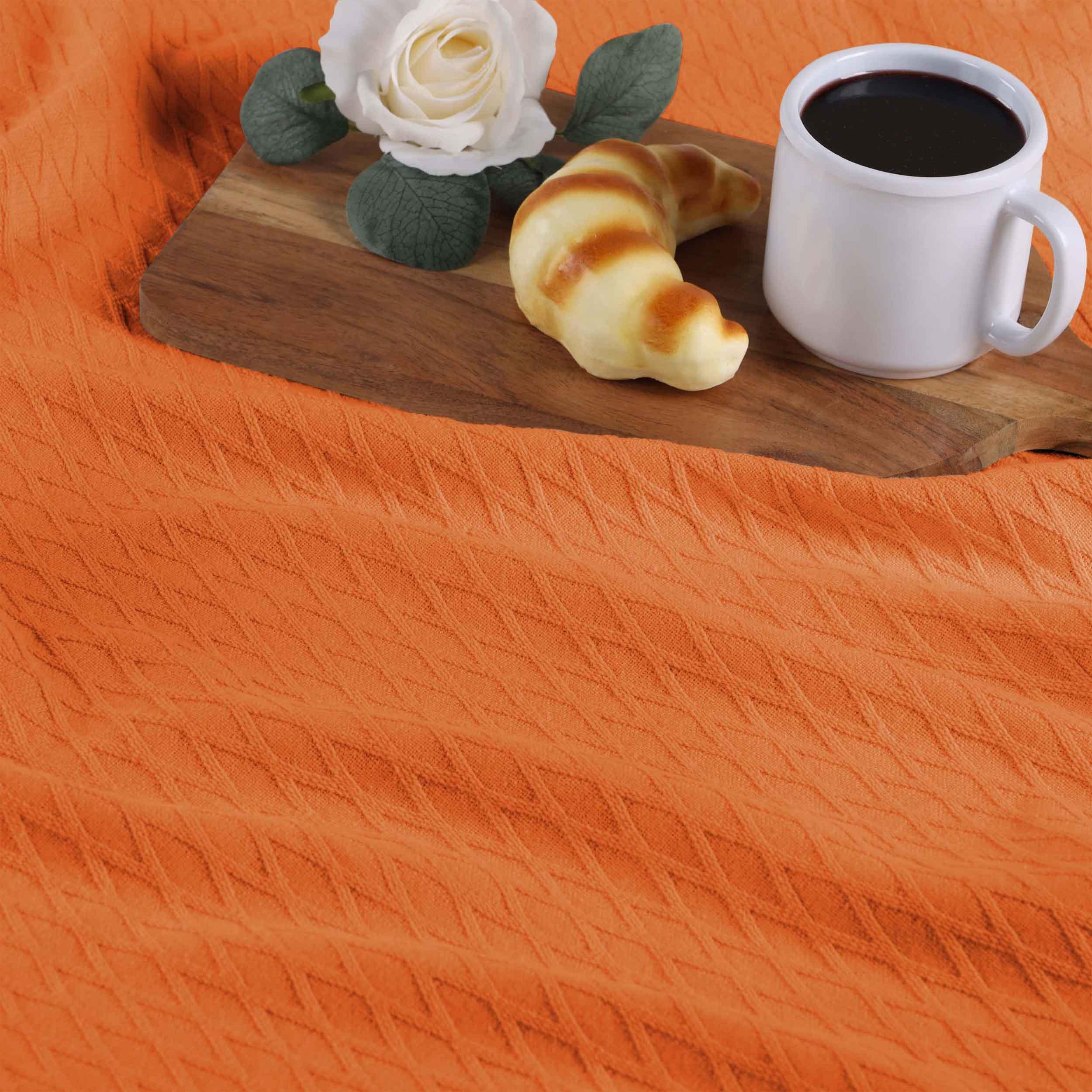 100% Cotton Thermal Blanket – Diamond Weave All-Season, Lightweight & Breathable - Blanket by Superior Brand