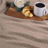 100% Cotton Thermal Blanket – Diamond Weave All-Season, Lightweight & Breathable - Blanket by Superior Brand
