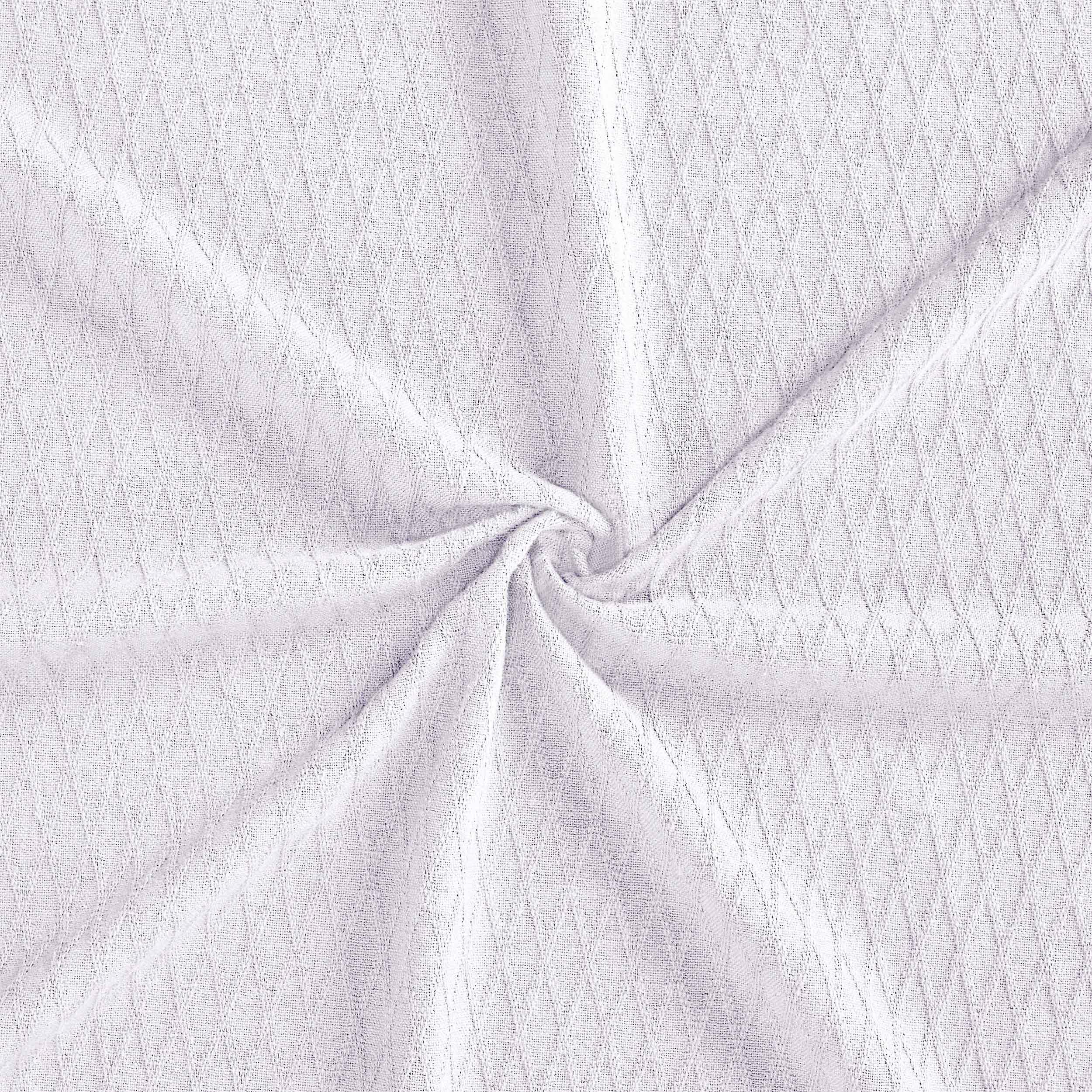 100% Cotton Thermal Blanket – Diamond Weave All-Season, Lightweight & Breathable - Blanket by Superior Brand