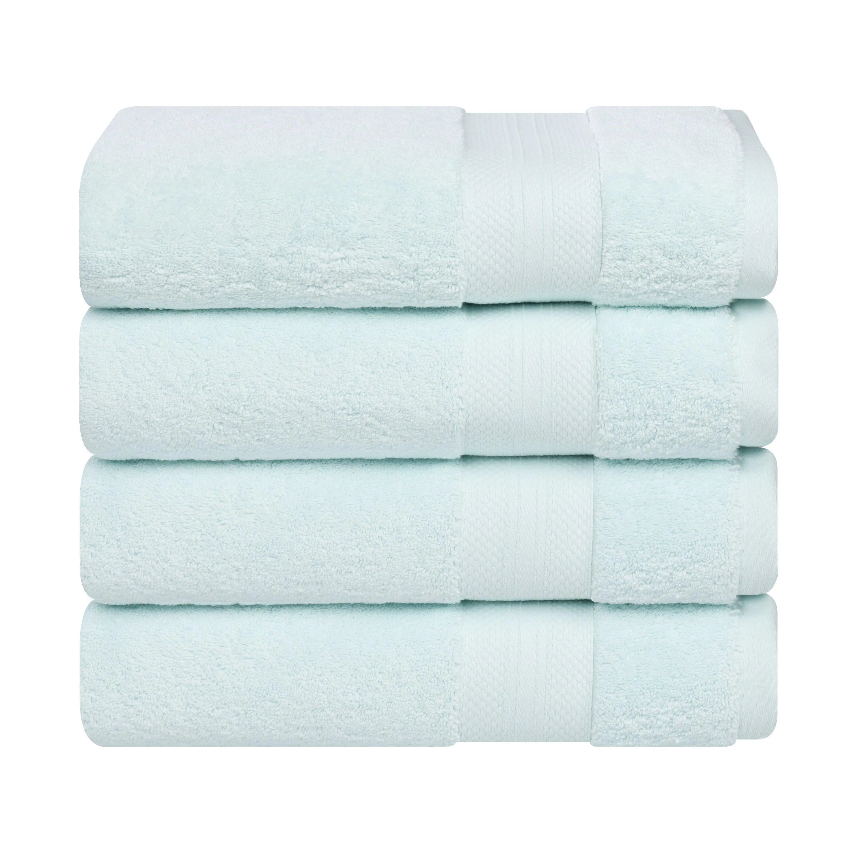Turkish Cotton Heavyweight Bath Towel Set 4-Piece - Aria - Bath Towel by Superior Brand