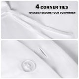 1000 Thread Count Egyptian Cotton Embroidered Duvet Cover - Egyptian Cotton Duvet Cover Set by Superior Brand