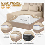 1000 Thread Count Egyptian Cotton Sateen Sheet Set - Egyptian Cotton Sheet Set by Superior Brand