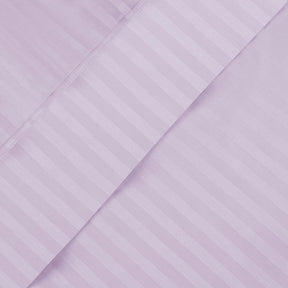 Superior Premium 600 Thread Count Egyptian Cotton Striped Deep Pocket Sheet Set - Lavender
