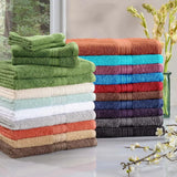 Eco-Friendly Ringspun Cotton Towel Set 8-Piece - Towel Set by Superior Brand
