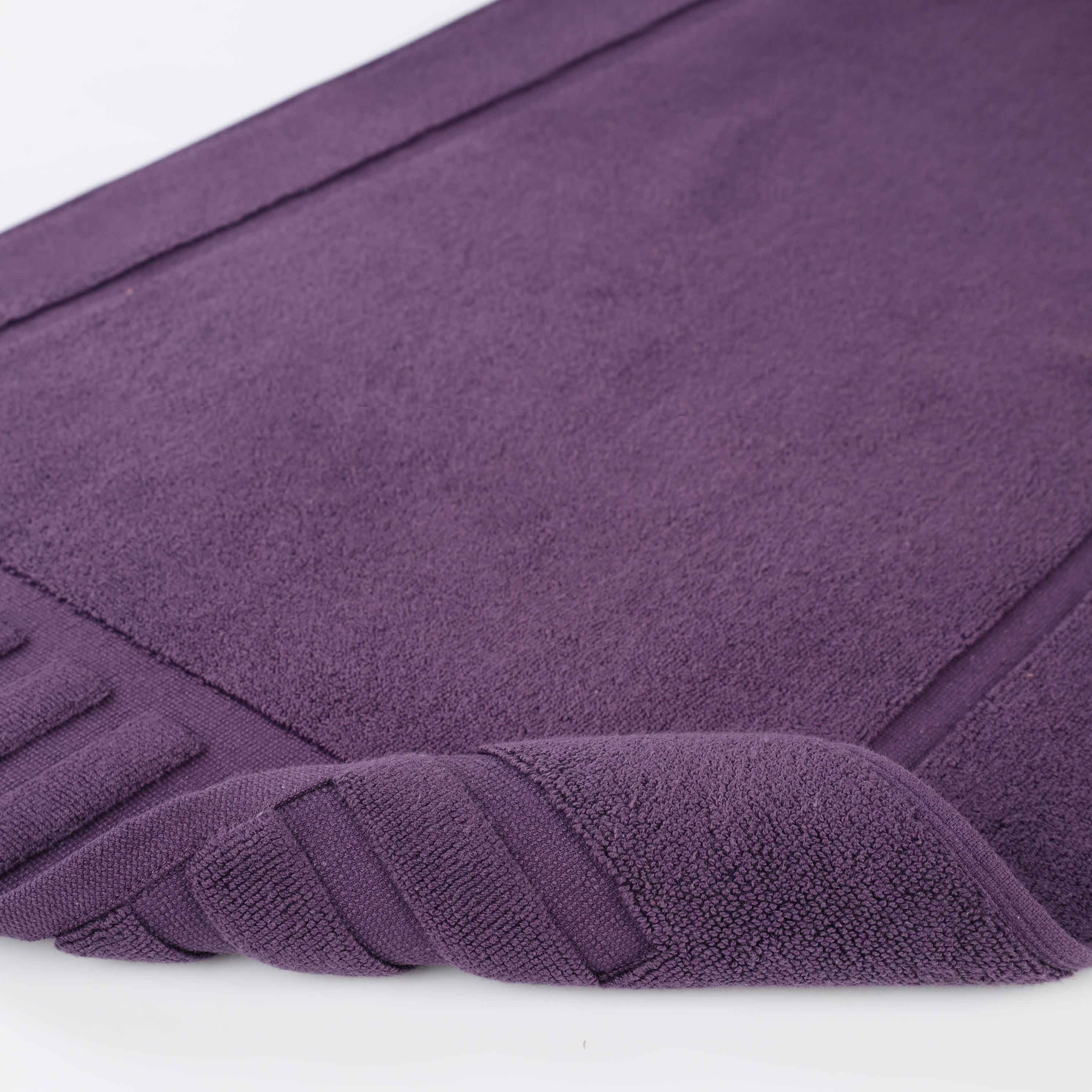 Leo Cotton Solid Modern Absorbent Heavy Washable Bath Mat Set of 2 - Bath Mats by Superior Brand