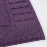 Leo Cotton Solid Modern Absorbent Heavy Washable Bath Mat Set of 2 - Bath Mats by Superior Brand