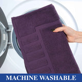 Leo Cotton Solid Modern Absorbent Heavy Washable Bath Mat Set of 2 - Bath Mats by Superior Brand