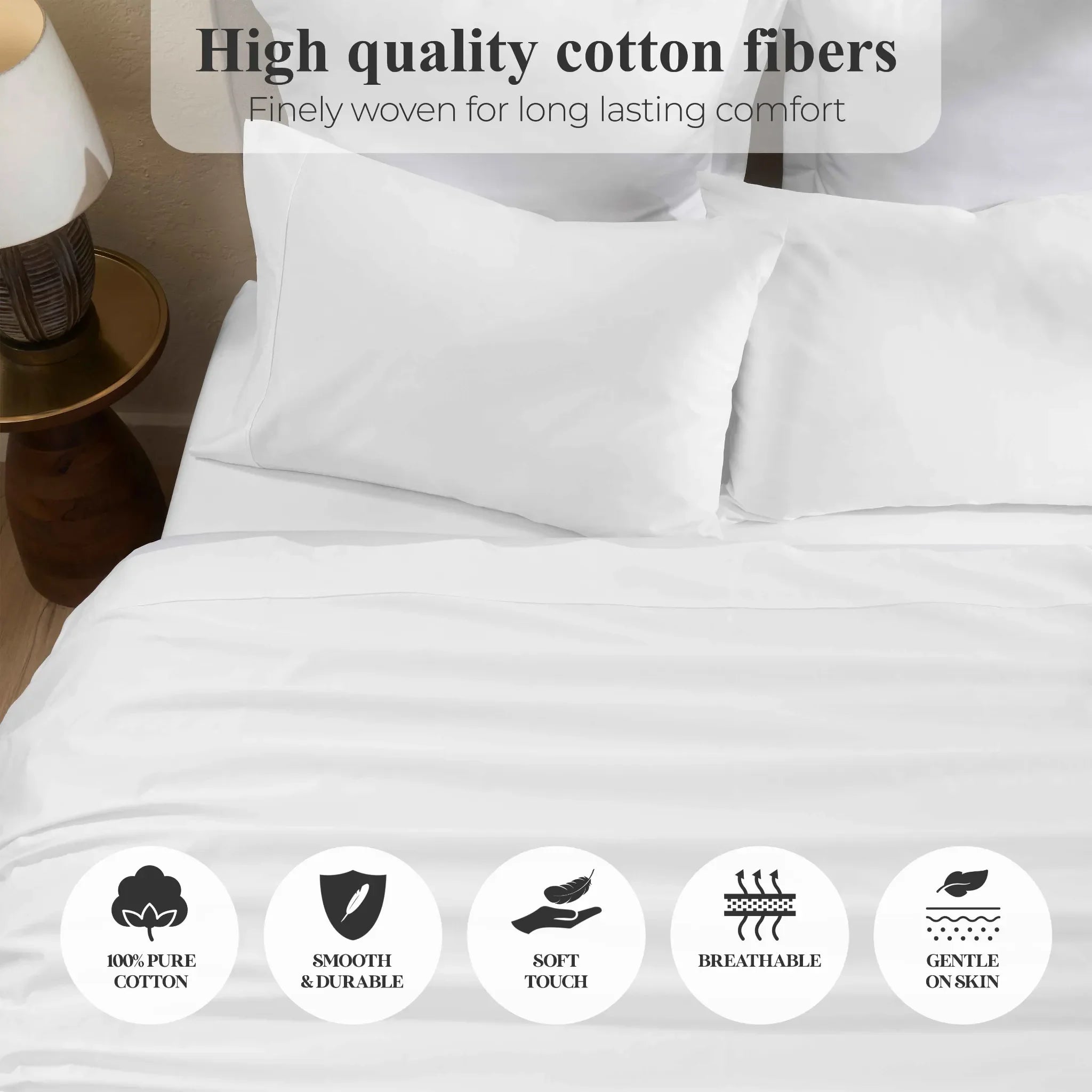 Apus 100% Cotton Perfect Fit Deep Pocket Sheet Set - Sheet Set by Superior Brand