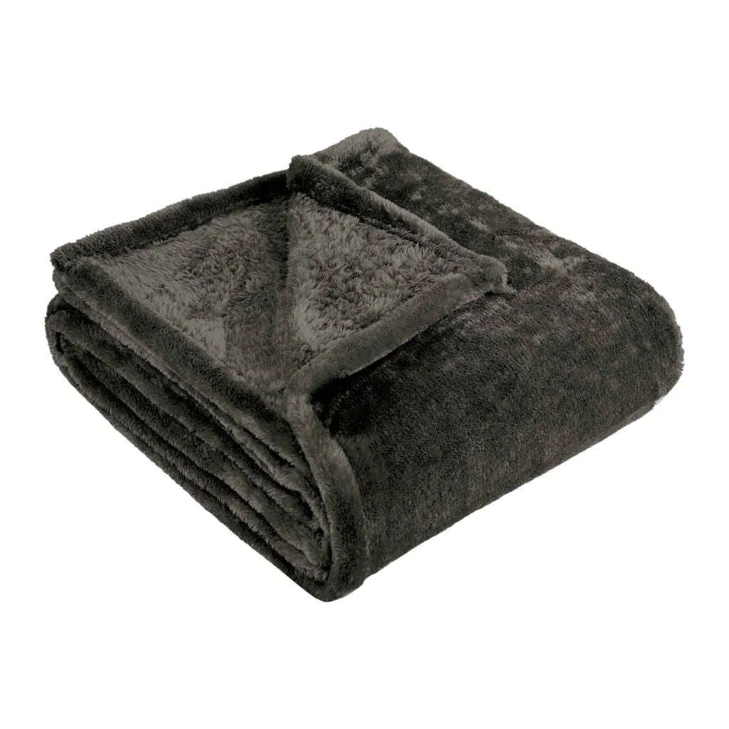 Fleece Plush Medium Weight Fluffy Soft Solid Decorative Blanket - Blanket by Superior Brand