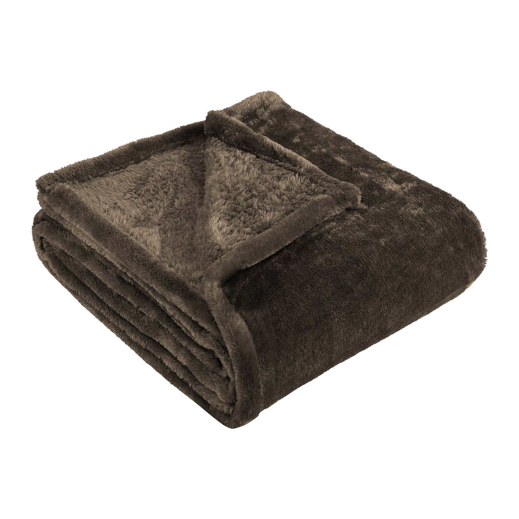 Superior Fleece Plush Medium Weight Fluffy Soft Decorative Solid Blanket
