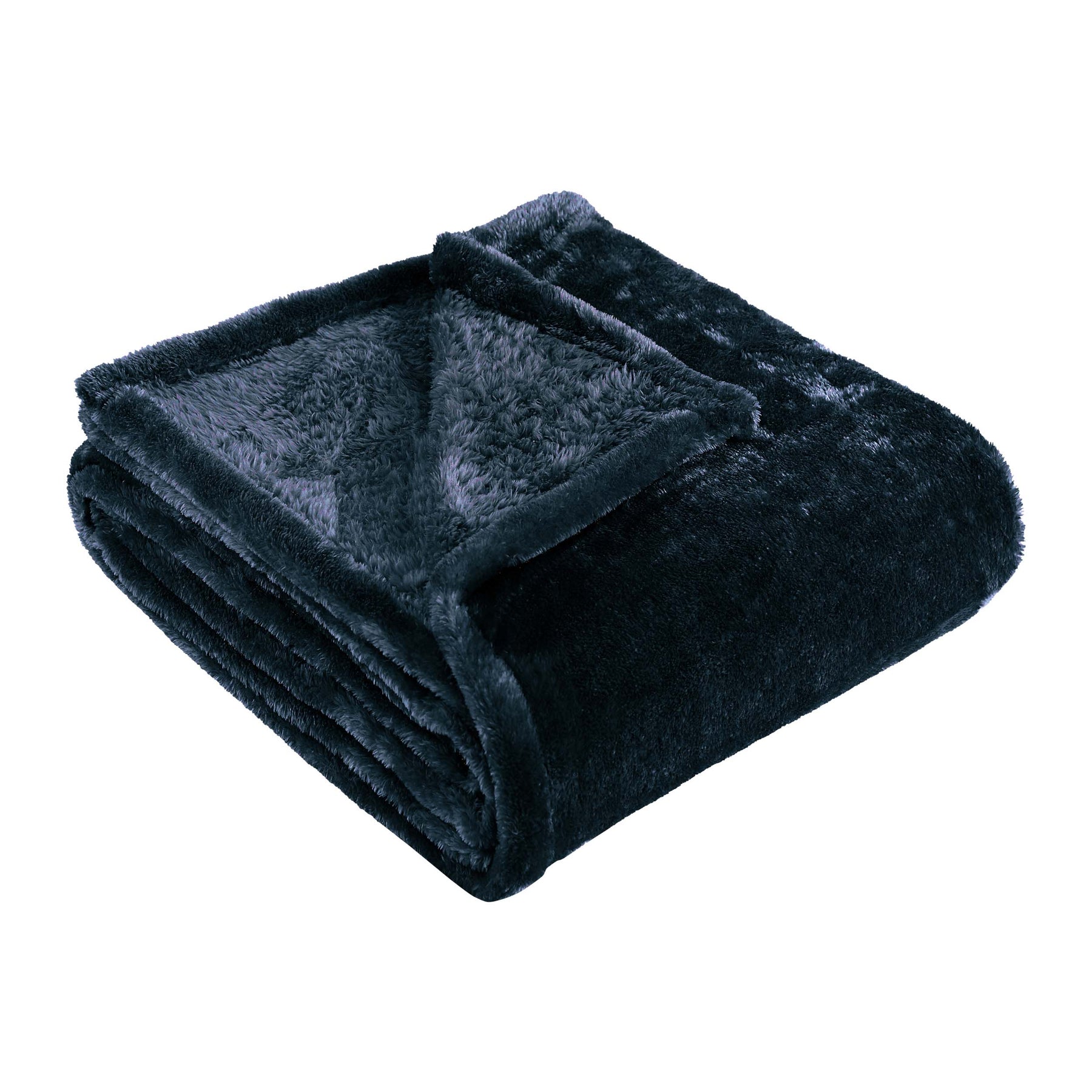 Superior Fleece Plush Medium Weight Fluffy Soft Decorative Solid Blanket