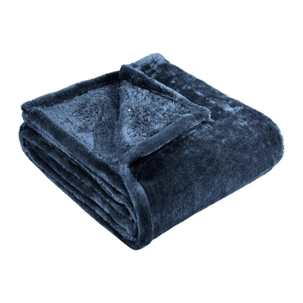 Fleece Plush Medium Weight Fluffy Soft Solid Decorative Blanket - Blanket by Superior Brand