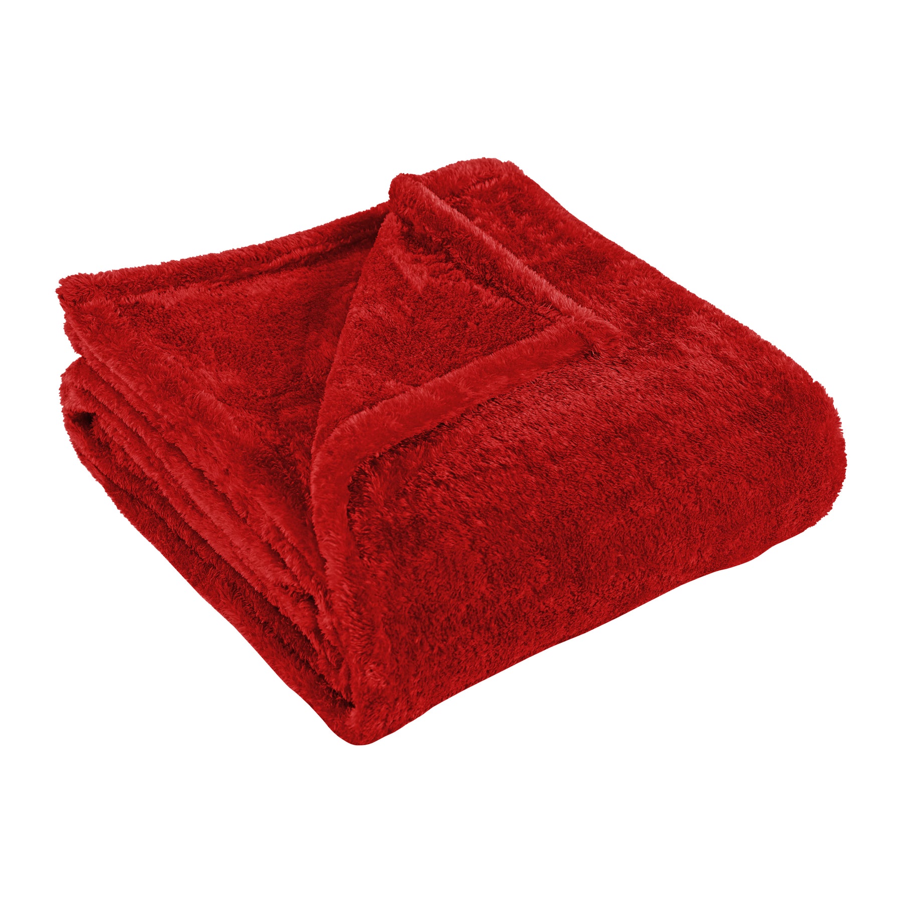 Superior Fleece Plush Medium Weight Fluffy Soft Decorative Solid Blanket