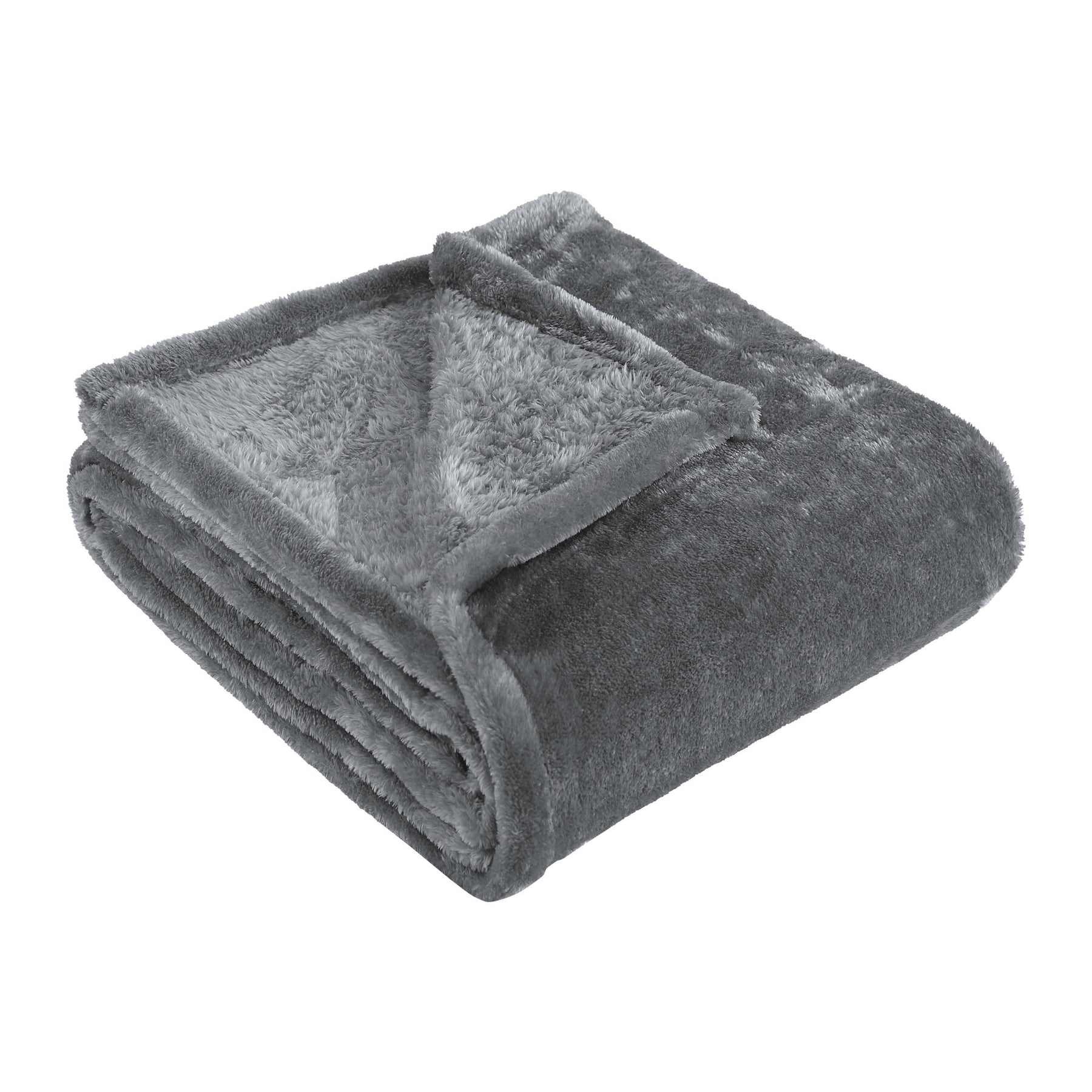 Superior Fleece Plush Medium Weight Fluffy Soft Decorative Solid Blanket