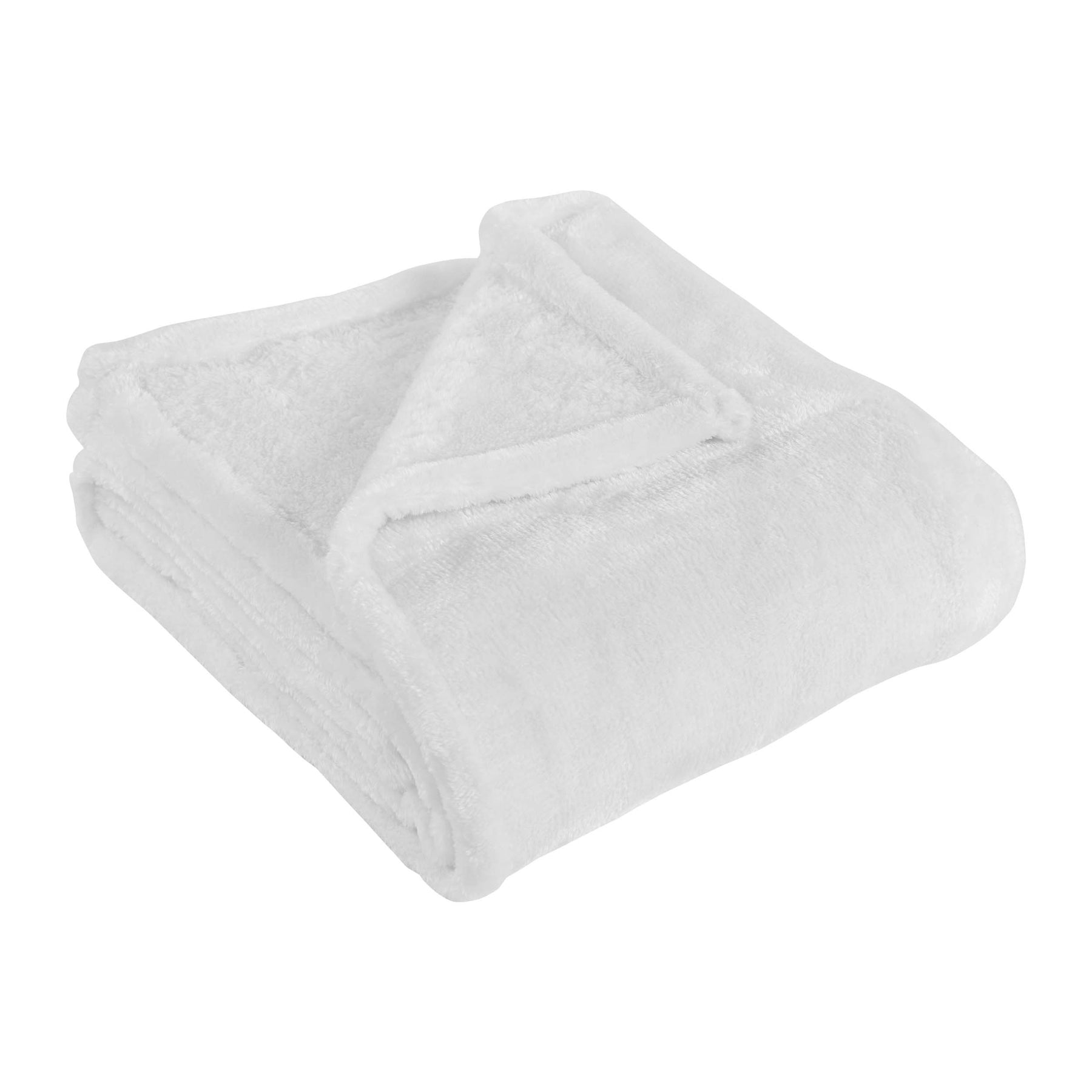 Superior Fleece Plush Medium Weight Fluffy Soft Decorative Solid Blanket