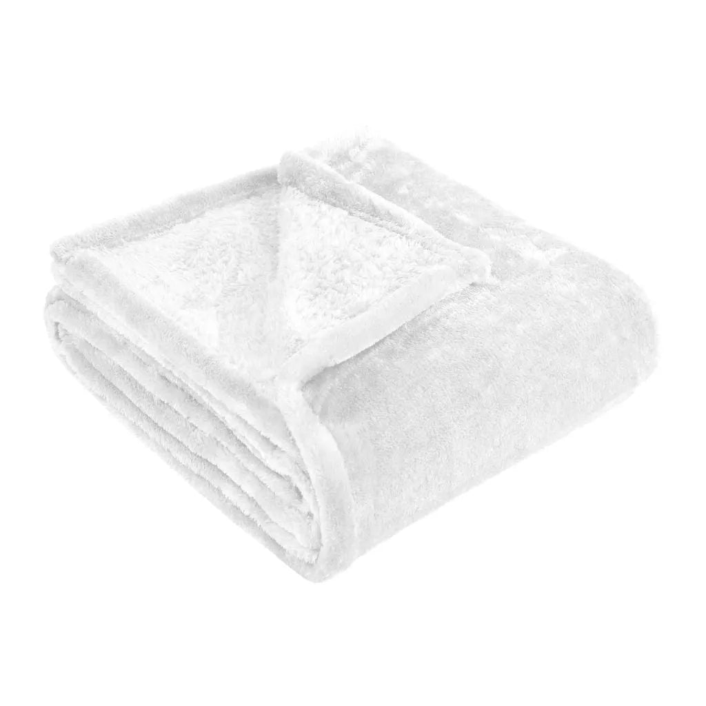 Fleece Plush Medium Weight Fluffy Soft Solid Decorative Blanket - Blanket by Superior Brand