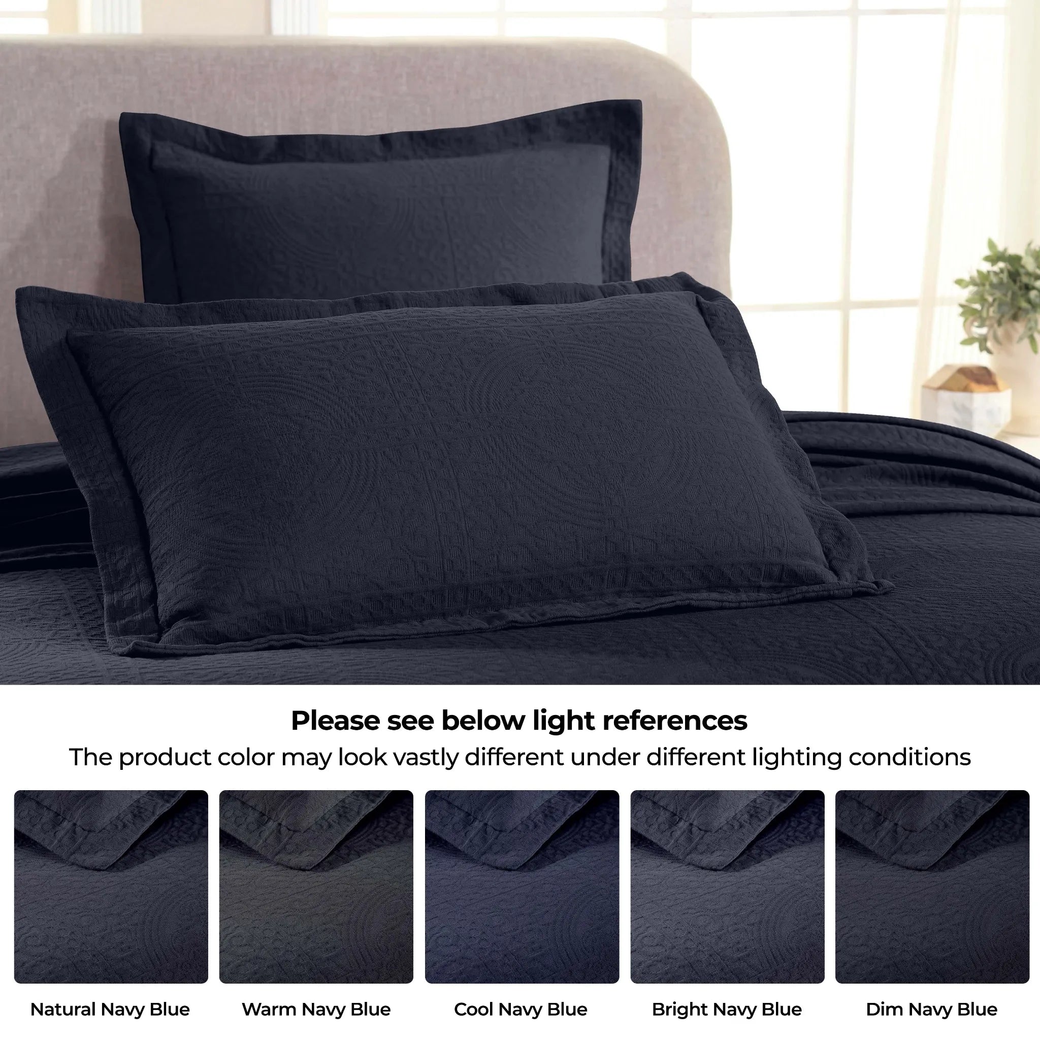 Fleur De Lis Jacquard Matelassé Cotton Medallion Bedspread Set - Bedspread by Superior Brand