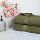 Egyptian Cotton Bath Towels - Plush Bath Sheet Set of 2 - Egyptian Cotton Bath Sheet by Superior Brand