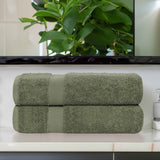 Cotton Eco-Friendly Bathroom Essentials 2 Piece Bath Sheet Set - Bath Sheets by Superior Brand