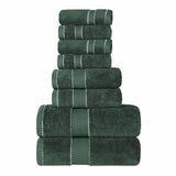 Egyptian Giza Cotton Plush Soft Towel Set 8 Piece - Egyptian Cotton Towel Set by Superior Brand